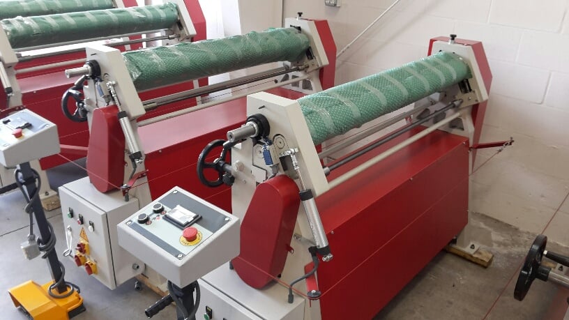 4' x 1/8" Akyapak #AS90-12/2.5, plate roll, digital display, induction hardend rolls - Image 1