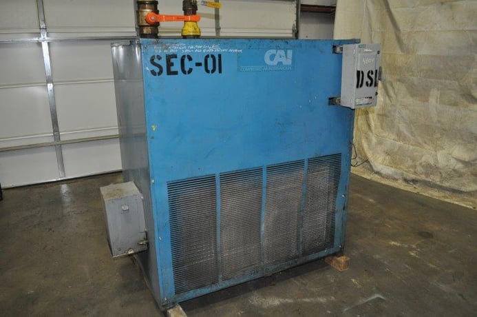 Compressed Air International, air dryer, R-22 refrigerant, 72" LR x 48" front back x 72" T - Image 1