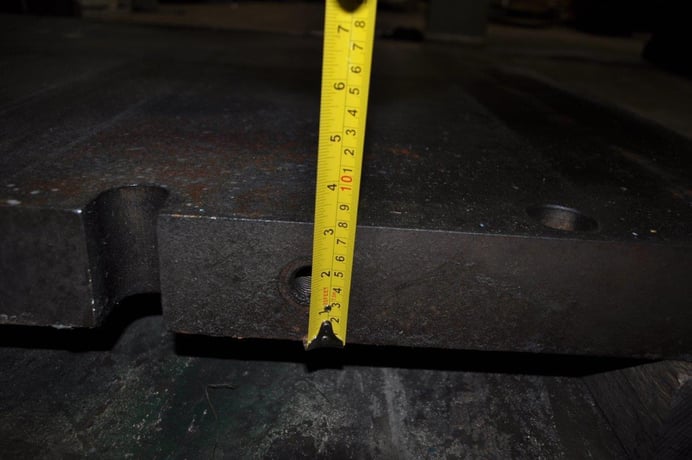 Bolster Plate: 72" x 48" x 3", press mounting holes - Image 6