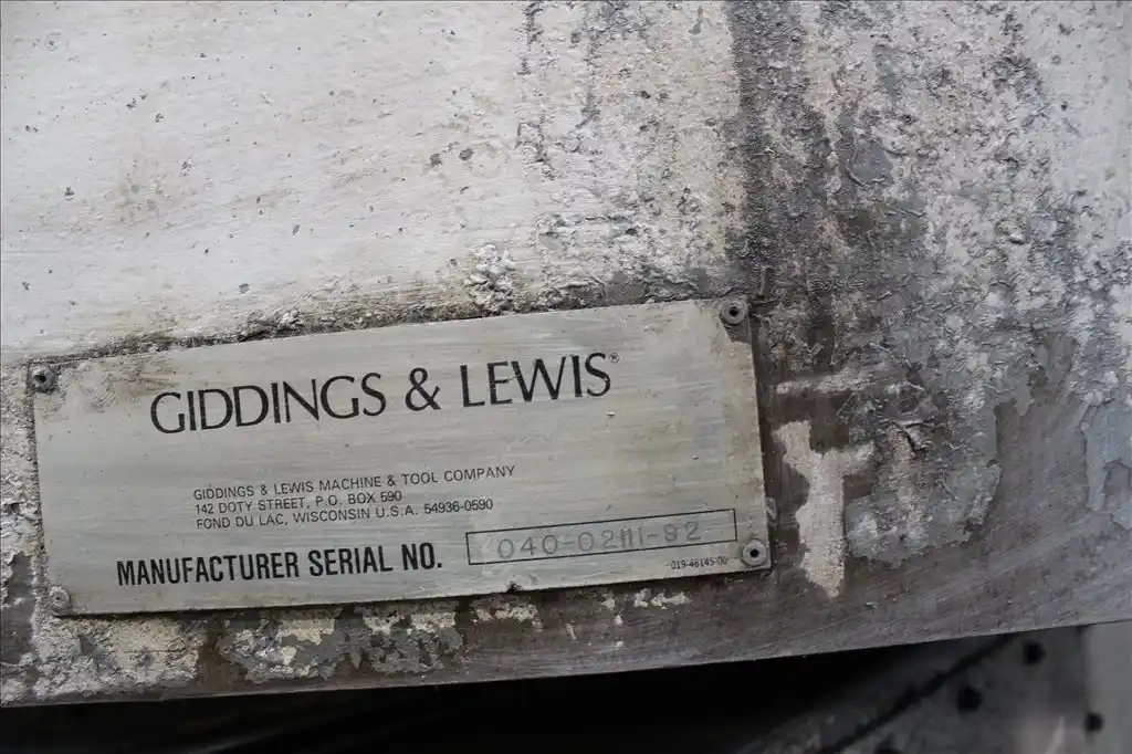 120" x 312" Giddings & Lewis #360-C CNC Hydrostatic servo rotary table, 200000 lb. max weight capacity - Image 10