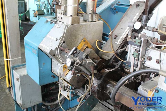 Hautau #CC15M, double end chamfer machine,.25"-1.5" dia. capacity, 2"-36" lgth, 1995, #61481 - Image 4
