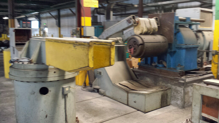 5" x 14" x 14" United, 4-Hi non-reversing rolling mill, .010"-.215" gauge, #VX-17468 - Image 3
