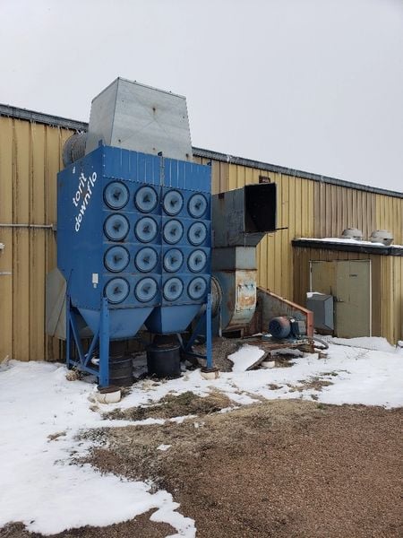 30000 cfm Donaldson #DFT4-32, cartridge collector, New York Blower, 33 ACF, fan 60 HP, 32 cartridge - Image 1