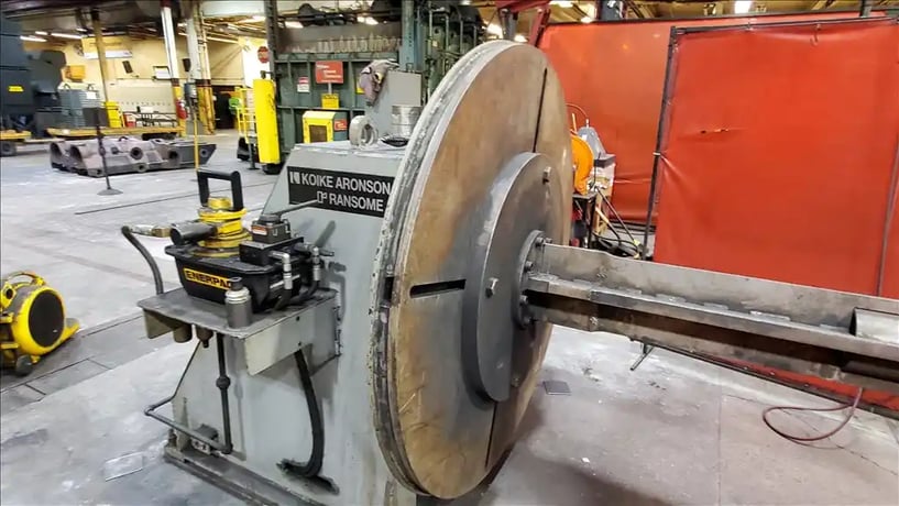20000 lb. Koike #HS20VF-SPD, headstock welding positioner, 12" C.G., 48" table diameter,S40924 - Image 2