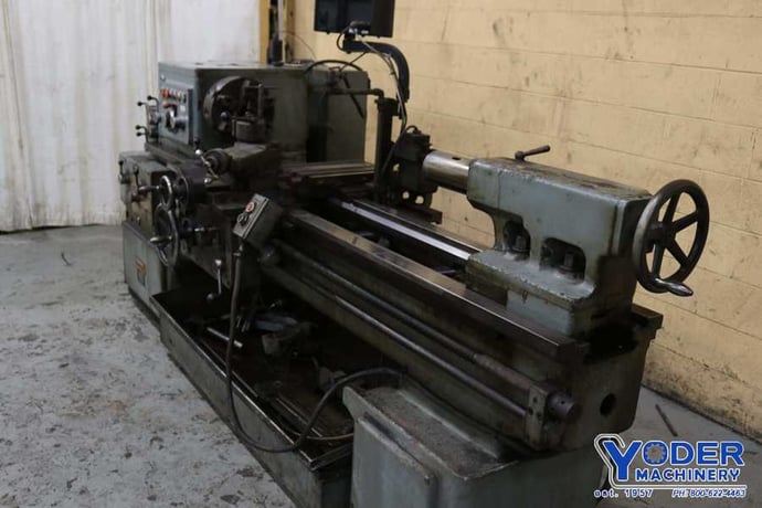 20" x 62" HMT #A24UP/1500, engine lathe,,AcuRite 2-Axis digital read out, inch/metric, 6-jaw 12" chuck, #73210 - Image 3