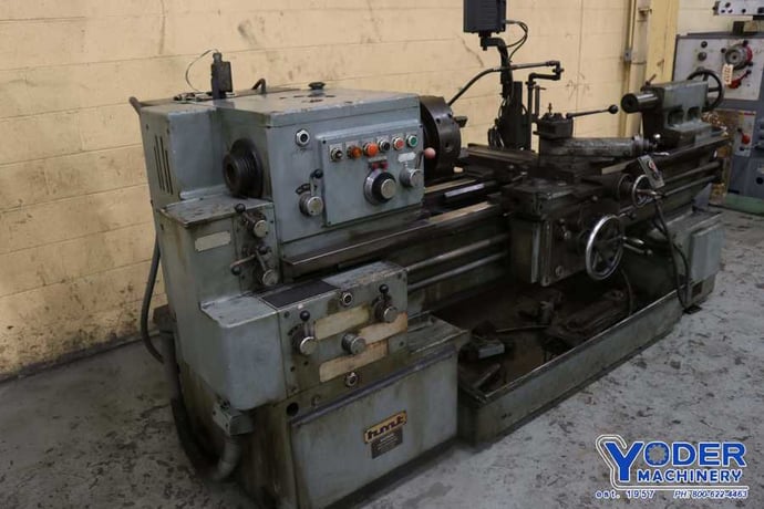 20" x 62" HMT #A24UP/1500, engine lathe,,AcuRite 2-Axis digital read out, inch/metric, 6-jaw 12" chuck, #73210 - Image 4