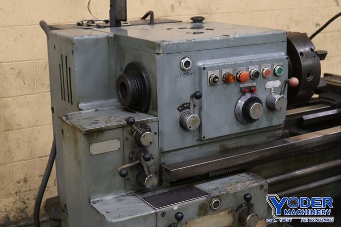 20" x 62" HMT #A24UP/1500, engine lathe,,AcuRite 2-Axis digital read out, inch/metric, 6-jaw 12" chuck, #73210 - Image 5