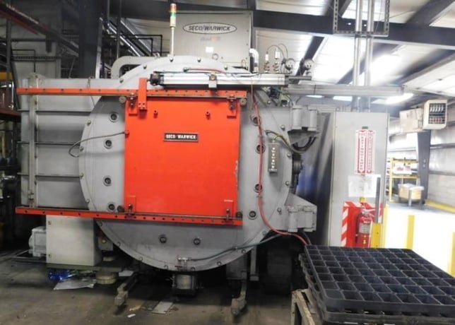 36" width x 48" D x 32" H Seco Warwick, vacuum carburizing furnace w/quench, gas fired, 2300°F - Image 6