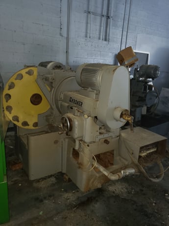 Gardner #2H20-23, horizontal opposed double disc grinder, rotary feed, 23" dia wheels, automatic lube - Image 1