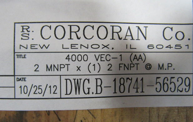 50 GPM @ 60' TDH, Rs Cprcpran RS Corcoran #4000VEC-1, 3 HP vertical sump 316 Stainless Steel centrifugal - Image 9