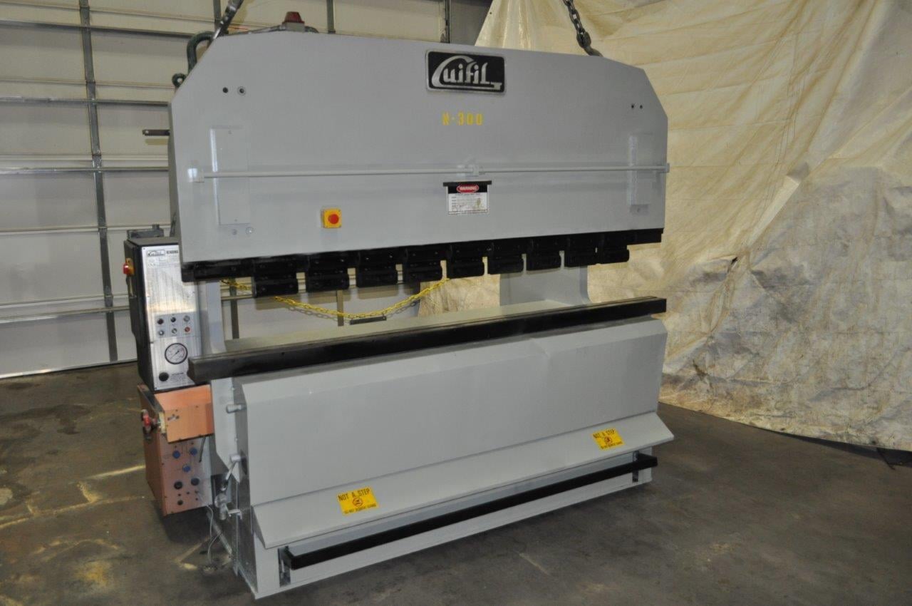 110 Ton, Guifil #PE25-100, hydraulic press brake, 8' overall, 80" between housing, 18" stroke, 1988 - Image 1