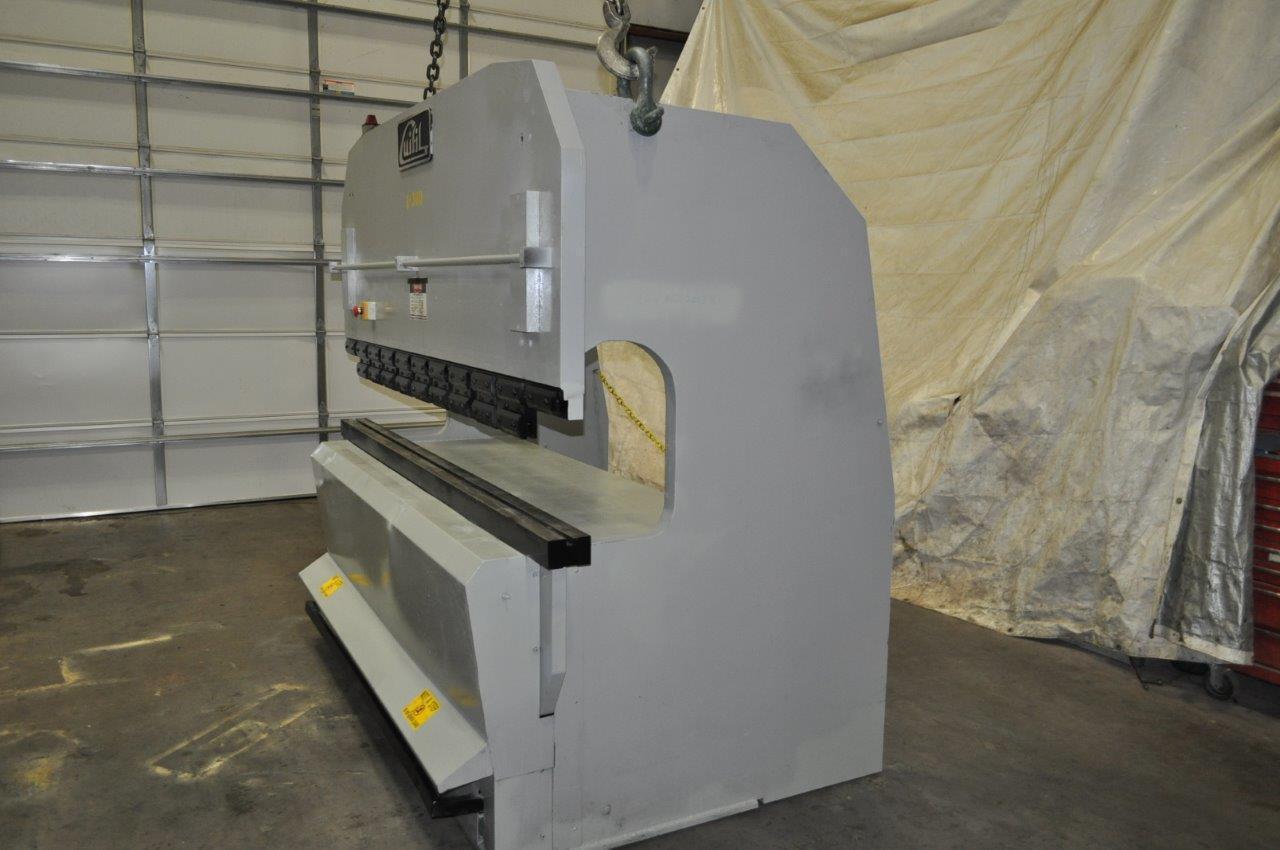 110 Ton, Guifil #PE25-100, hydraulic press brake, 8' overall, 80" between housing, 18" stroke, 1988 - Image 10