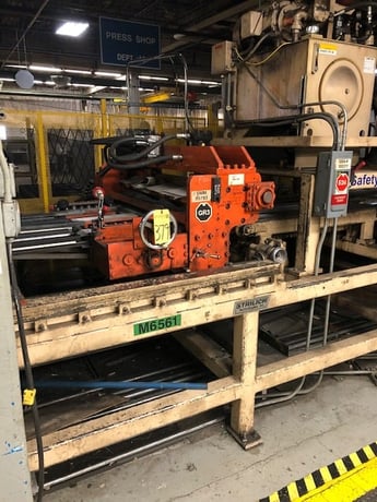 .036" x 4' Stirlich, hydraulic shear, 170 SPM, heavy duty hydraulic cylinders, 2000 - Image 4