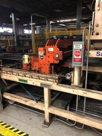 .036" x 4' Stirlich, hydraulic shear, 170 SPM, heavy duty hydraulic cylinders, 2000 - Image 5