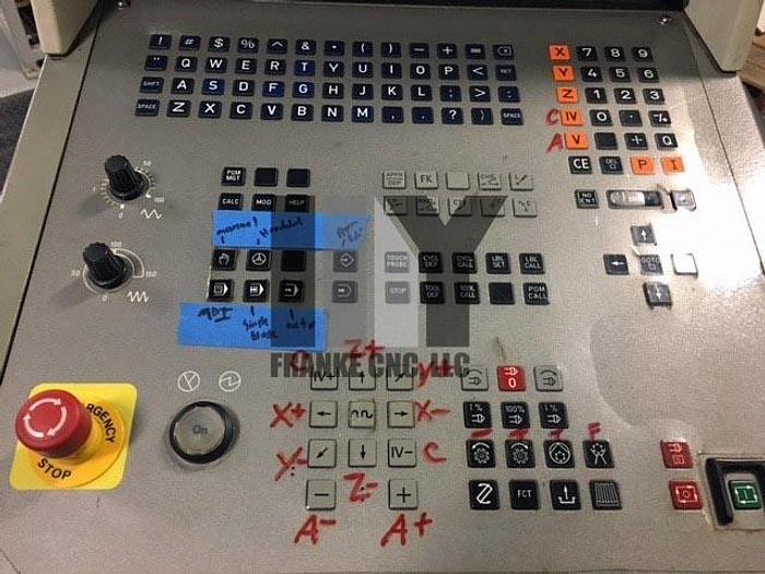 DMG, Mori Deckel Maho #DMU-125P-hi-dyn, 60 automatic tool changer, 49.2" X, 34.6" Y, 31.5" Z, 8000 RPM, 2001 - Image 7