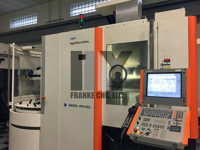 Mikron #GFMS-HPM450U, 60 automatic tool changer, 23.6" X, 17.7" Y, 17.7" Z, 20000 RPM, 5-Axis, iTNC530,2013 - Image 7