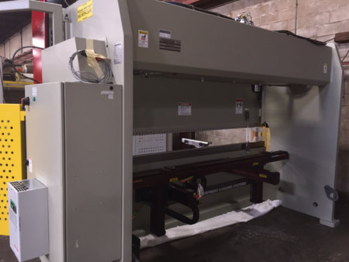 250 Ton, Accurpress #425012, hydraulic, 12' overall, 126" between housing, 12" stroke, Vision P12 CNC, new in - Image 2