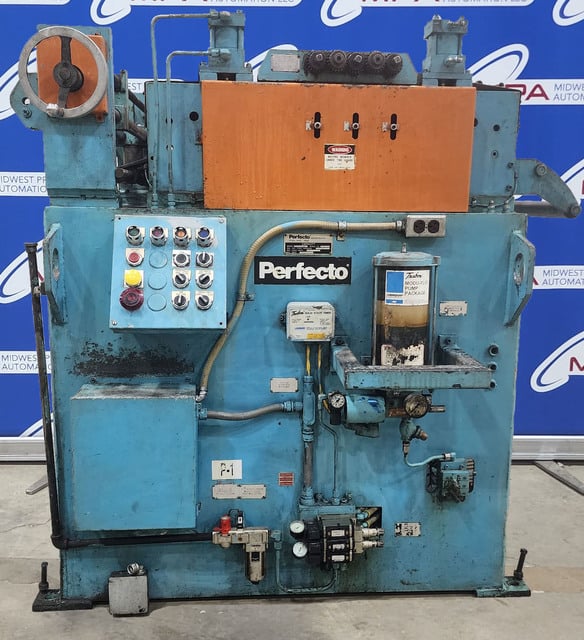 36" x .082" Perfecto #500-36, servo feed line, 10000 lbs., (7) 5" dia. roll, 2007, #11006 - Image 7