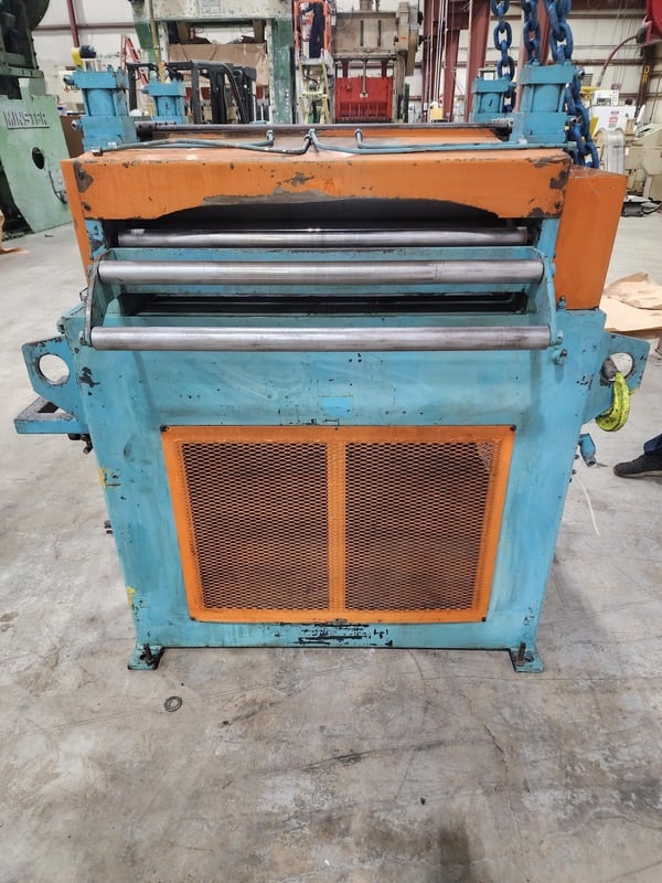 36" x .082" Perfecto #500-36, servo feed line, 10000 lbs., (7) 5" dia. roll, 2007, #11006 - Image 9