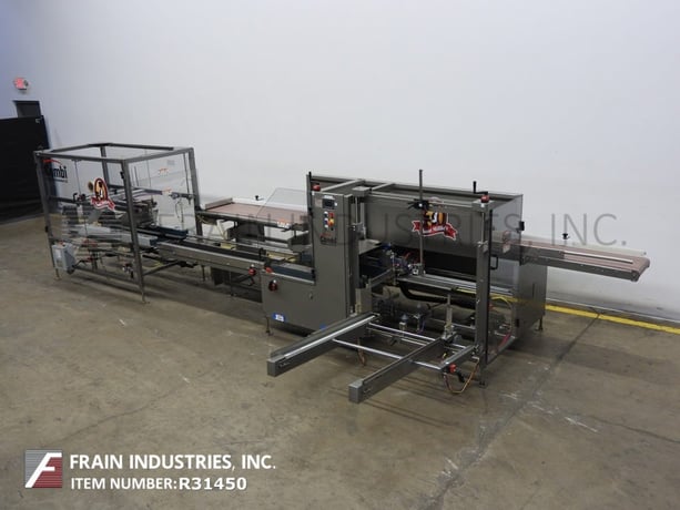 Combi America #Ergopack, complete case erecting, packing, tape sealing system, 5-20 cases/minute, with Model - Image 1