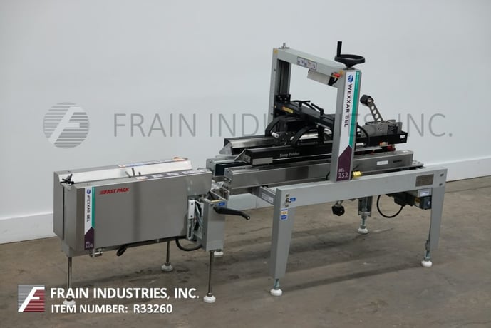 Wexxar / Belcor #505/252 uniform, semi automatic case erector / pack station with to, 5-25 case/minute - Image 5