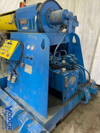 20000 lb. Gifford Hill coil reel w/coil car, 48" width, 72" outside dimensions, 17"-22" ID, hydraulic - Image 2