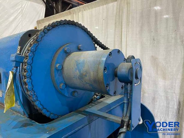 20000 lb. Gifford Hill coil reel w/coil car, 48" width, 72" outside dimensions, 17"-22" ID, hydraulic - Image 3