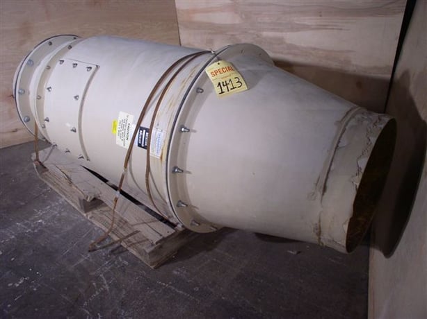 1825 cfm, Harrington Industrial #HPI-1825, exhaust blower, turbine type, 3 HP, 1991 - Image 2