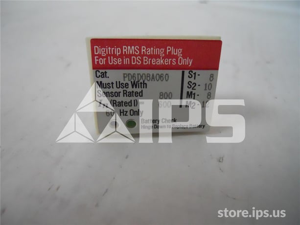 600 Amps Ch Rating Plug 800 Amps Ct For Digitrip 100 Series - Image 1