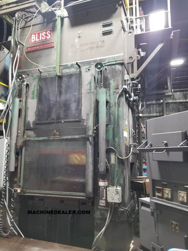1000 Ton, Bliss #HS1000-H-48-48, Hydro-Dynamic forging cell w/induction heater & tooling, 24" stroke, 16" - Image 2