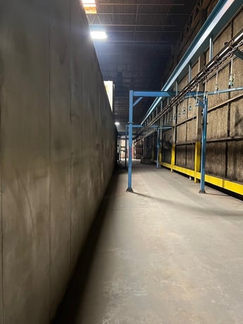 1 Powder coating line, Amiberica/Wagner powder coating system 6' W x 7' H opening - Image 9