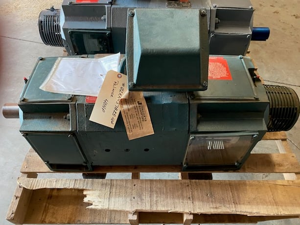 40 HP 1150/1380 RPM Reliance, Frame MC2812ATZ, DP, tested good, 500 VA - Image 1