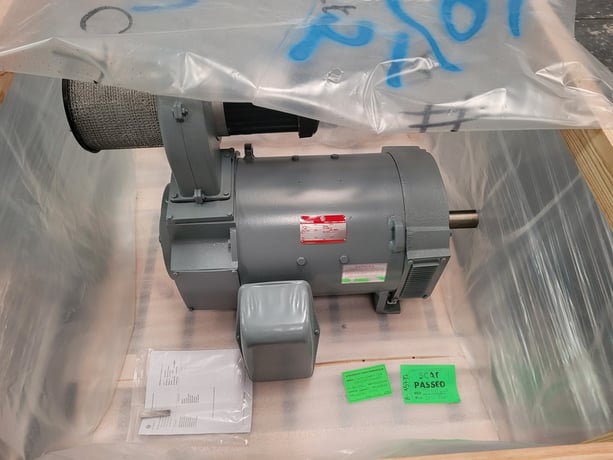 40 HP 1750/2000 RPM General Electric, Frame CD328AT, BB, DPFG-BV, new, 500VA, 150/300VF (2 available) - Image 2