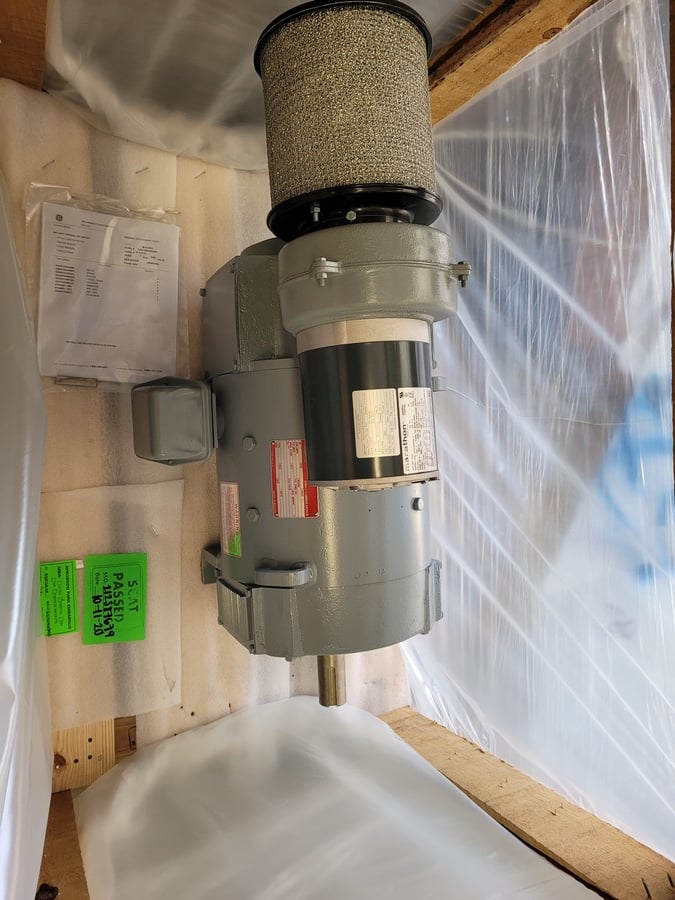 25 HP 1750/2300 RPM General Electric, Frame CD287AT, BB, DPFG-BV, new, 500VA, 150/300VF (2 available) - Image 2