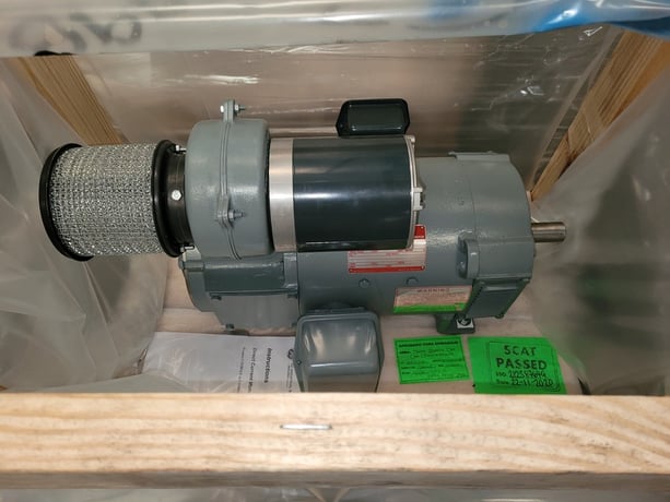 10 HP 1750/2300 RPM General Electric, Frame CD219AT, BB, DPFG-BV, new, 500VA, 150/300VF (2 available) - Image 3