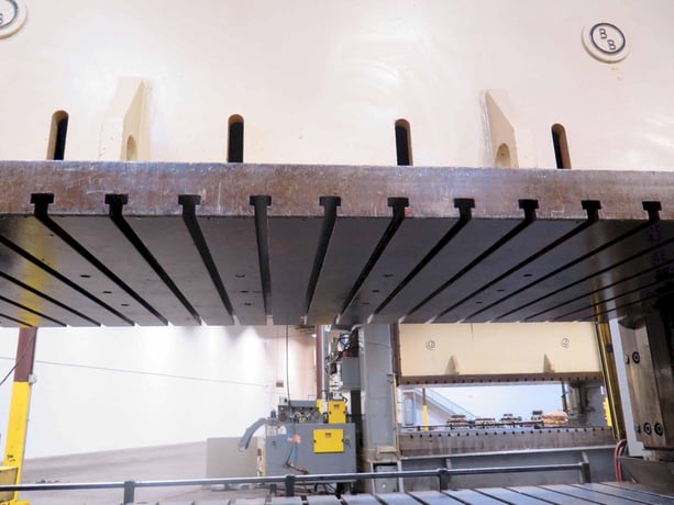 600 Ton, Brown & Boggs #SS2-600-120-60, 12" stroke, 22" Shut Height, 12" adj., air clutch & brake - Image 5