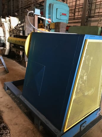 20000 lb. Bradbury #420-60, uncoiler, 60" width, 72" outside dimensions, 17"-21" ID, 4 leaf style, #11021 - Image 3