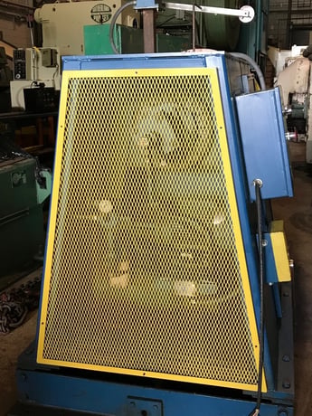 20000 lb. Bradbury #420-60, uncoiler, 60" width, 72" outside dimensions, 17"-21" ID, 4 leaf style, #11021 - Image 5