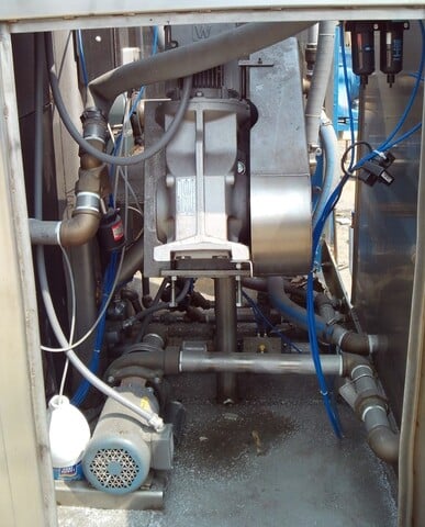 Cleveland #P-TC-320, Stainless Steel vertical tumble chiller, 320 gallon bagged kettle, enclosure - Image 4