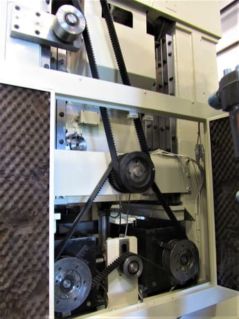 440 Ton, Invernizzi link type deep drawn press, 5" stroke, 22" Shut Height, 59" x39" bed, 30-120 SPM, 1997 - Image 2