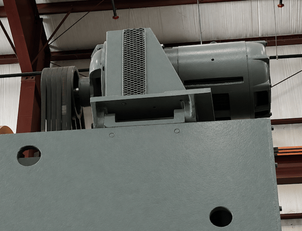 350 Ton, Minster #MS2, straight side double crank, 10" stroke, 27" Shut Height, 108x42" bed, hydraulic OL - Image 7