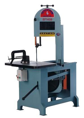 8.75" x 14.5" Roll-In #EF-1459, vertical band saw, 8-1/2" rounds, 70-525 FPM, 1 HP, new - Image 1