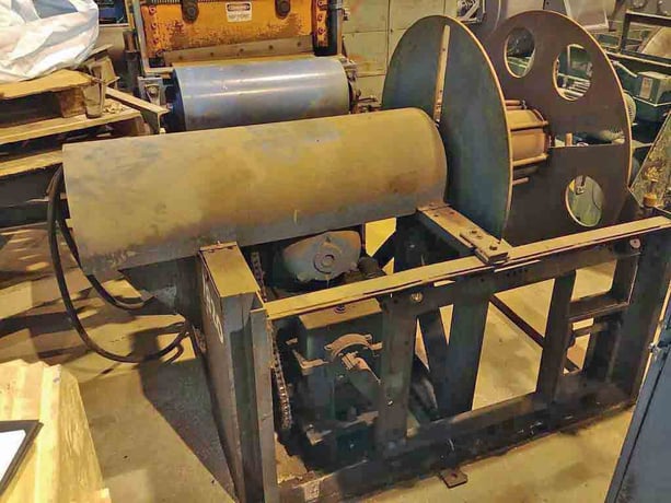 Scrap Winder, 1" x .075", hydraulic motor driven, oscillate wind, self contained hydraulics - Image 3