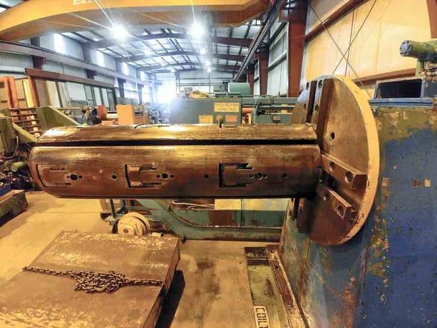 20000 lb. Braner, uncoiler, 4 segment 51" mandrel, 16"-20" ID, 15"-20.5" hyd expansion - Image 4