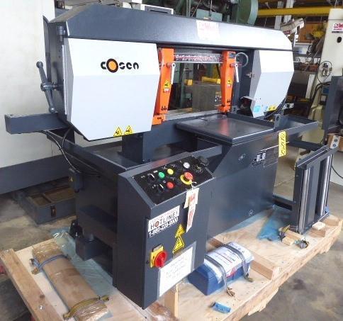 11" x 19" Cosen #SH-500M, horizontal band saw, miter, semi-auto, 163" x 1" x .035" blade 3 HP - Image 2
