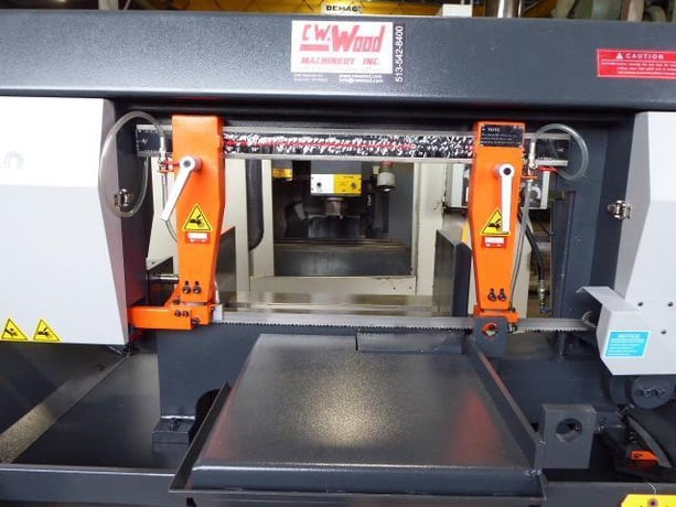 11" x 19" Cosen #SH-500M, horizontal band saw, miter, semi-auto, 163" x 1" x .035" blade 3 HP - Image 4
