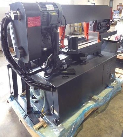 11" x 19" Cosen #SH-500M, horizontal band saw, miter, semi-auto, 163" x 1" x .035" blade 3 HP - Image 6