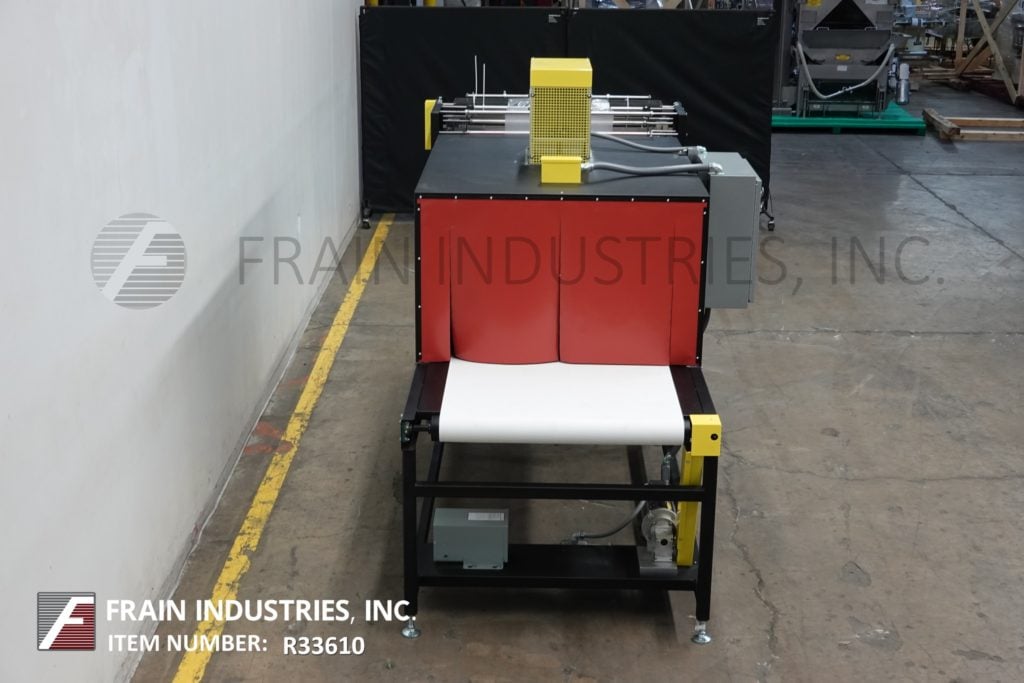 Arpac #737C, semi automatic, Inline, shrink bundler & tunnel, 37" W hot knife seal jaws with 20" vertical - Image 4