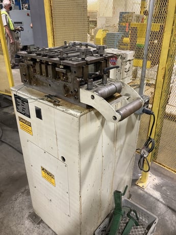 6" x .078" CWP #6EFT, 7-roll straightener, entry/exit pinch, 75 FPM, #11065 - Image 1