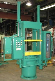393 Ton, Up-acting slab-side press, 22" stroke, 20" ram, 37" daylight, 27.75" x24", #1816 - Image 1